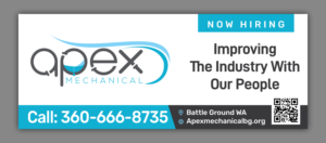 Plumbing & Mechanical New Construction Jobsite Posting Banner | Flyer Design by ARTOGRAPHY