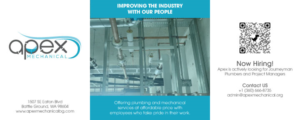 Plumbing & Mechanical New Construction Jobsite Posting Banner | Flyer Design by Jburtonux