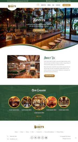 Web Design by pb for this project | Design: #26732752