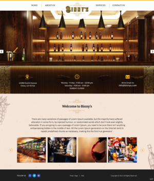 Web Design by pb for this project | Design: #26732761