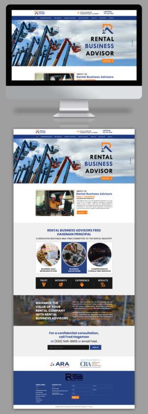 Diseño Web por Kreative Vision para Rental Business Advisors | Diseño #26733612