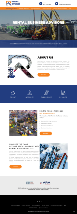Diseño Web por pb para Rental Business Advisors | Diseño: #26732815
