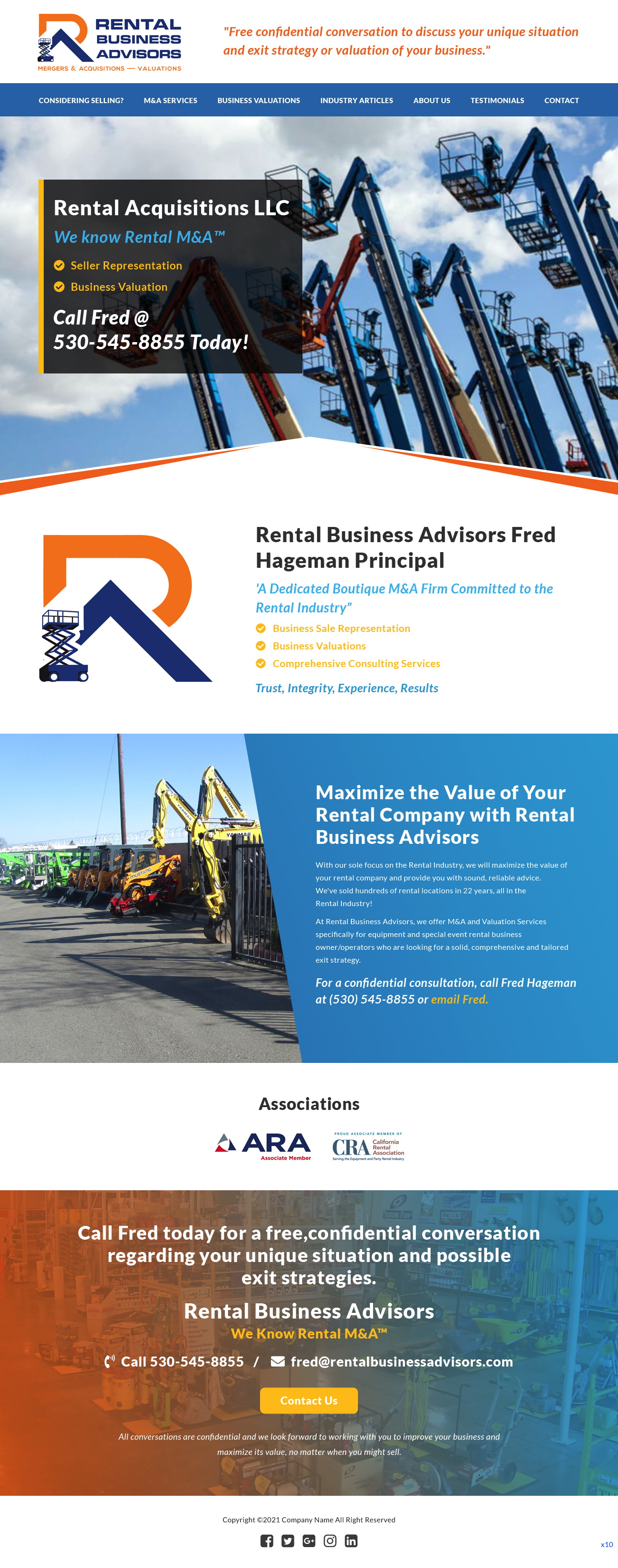 Web Design by pb for Rental Business Advisors | Design #26732816