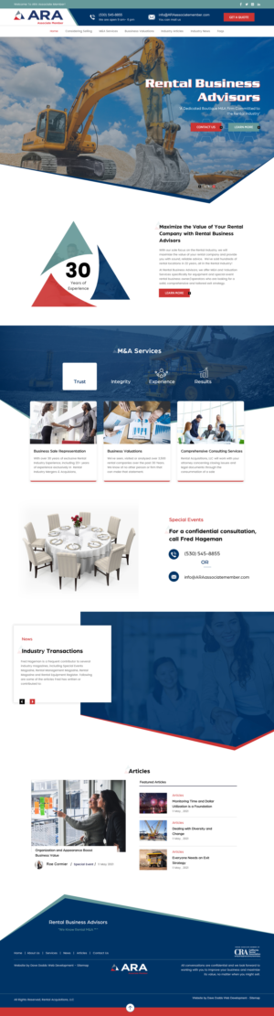 Diseño Web por rightway para Rental Business Advisors | Diseño: #26732680