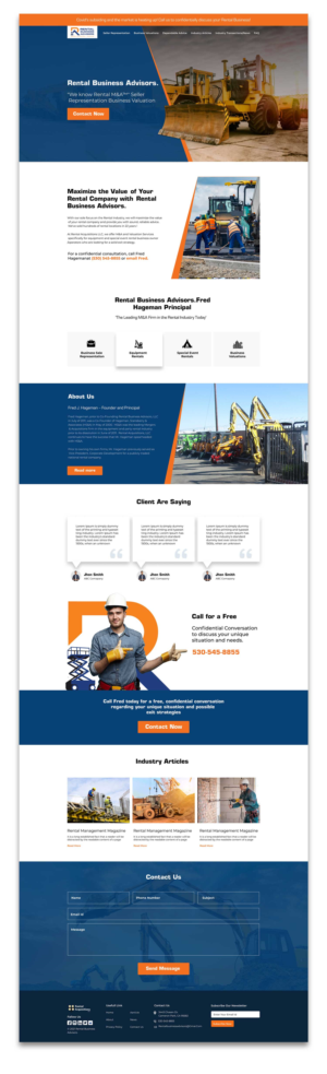 Diseño Web por lemosys infotech para Rental Business Advisors | Diseño #26735579