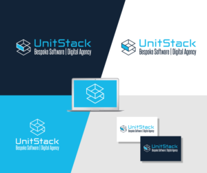 UnitStack / Bespoke Software / Digital Agency | Logo Design by Indrawasih