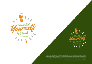 LLENA(AI)  Says "Don't Eat Yourself To Death" | Design de Logo par christianpoetoe