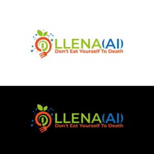 LLENA(AI)  Says "Don't Eat Yourself To Death" | Diseño de Logo por Graphic Bricks