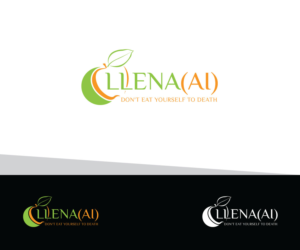 LLENA(AI)  Says "Don't Eat Yourself To Death" | Logo Design by Iris 3