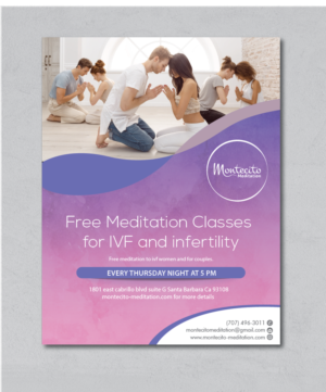 Meditation for IVF and infertility | Diseño de Flyer por alex989