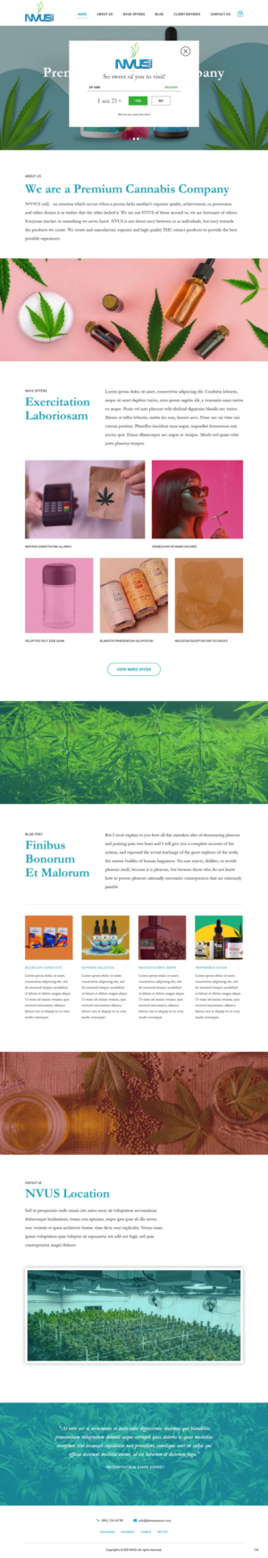 Diseño Web por pb para NVUS Labs | Diseño: #26732778