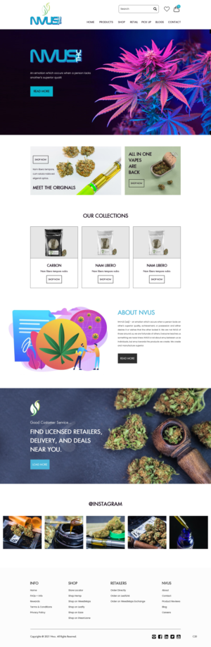 Diseño Web por pb para NVUS Labs | Diseño: #26732779