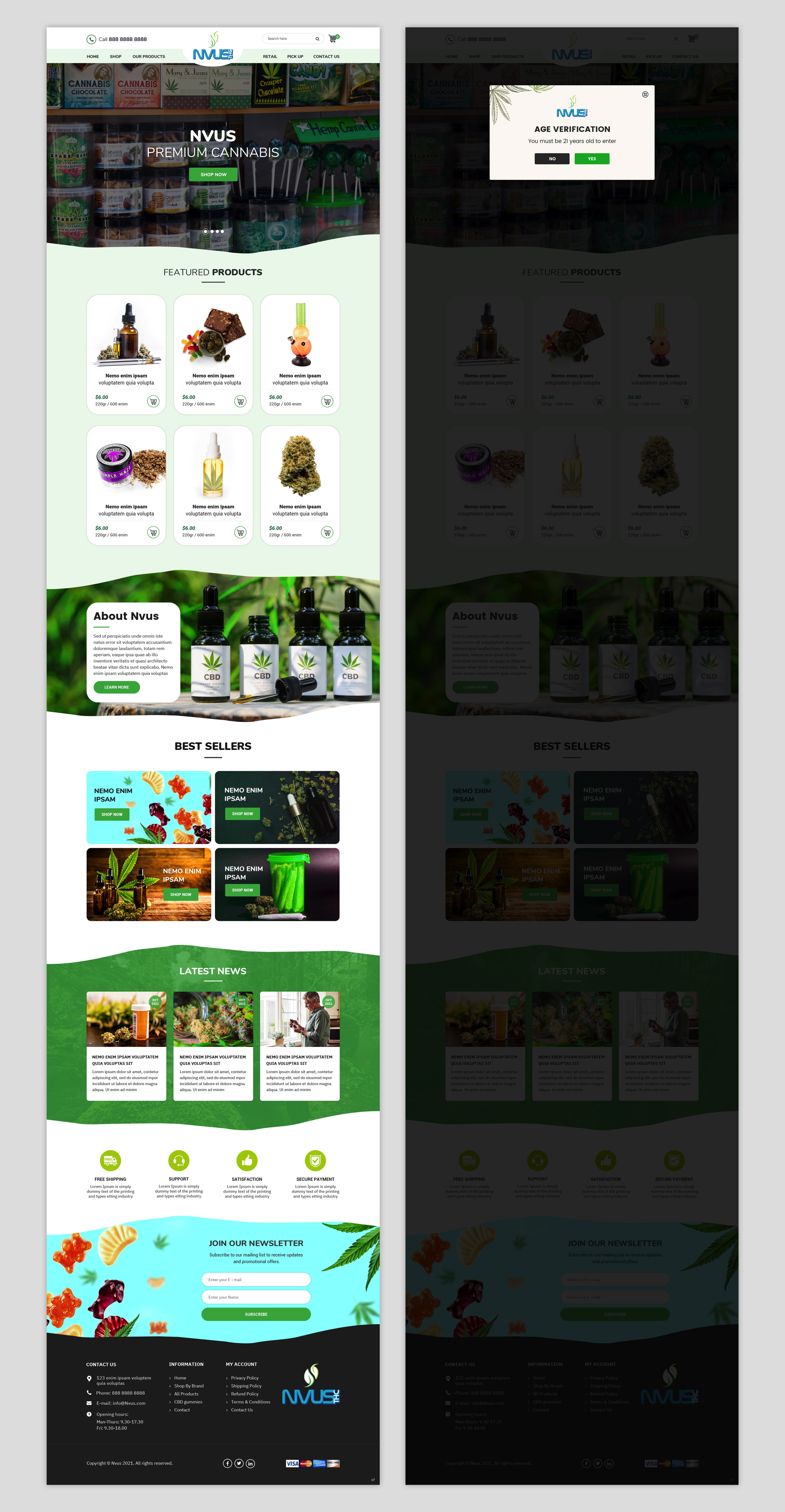 Diseño Web por pb para NVUS Labs | Diseño #26732782