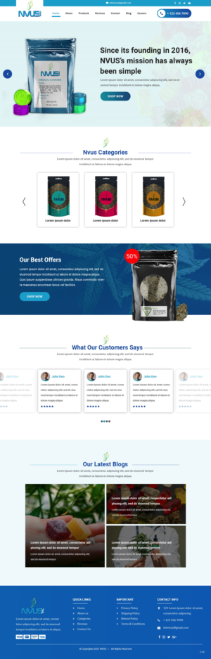 Diseño Web por pb para NVUS Labs | Diseño: #26732786