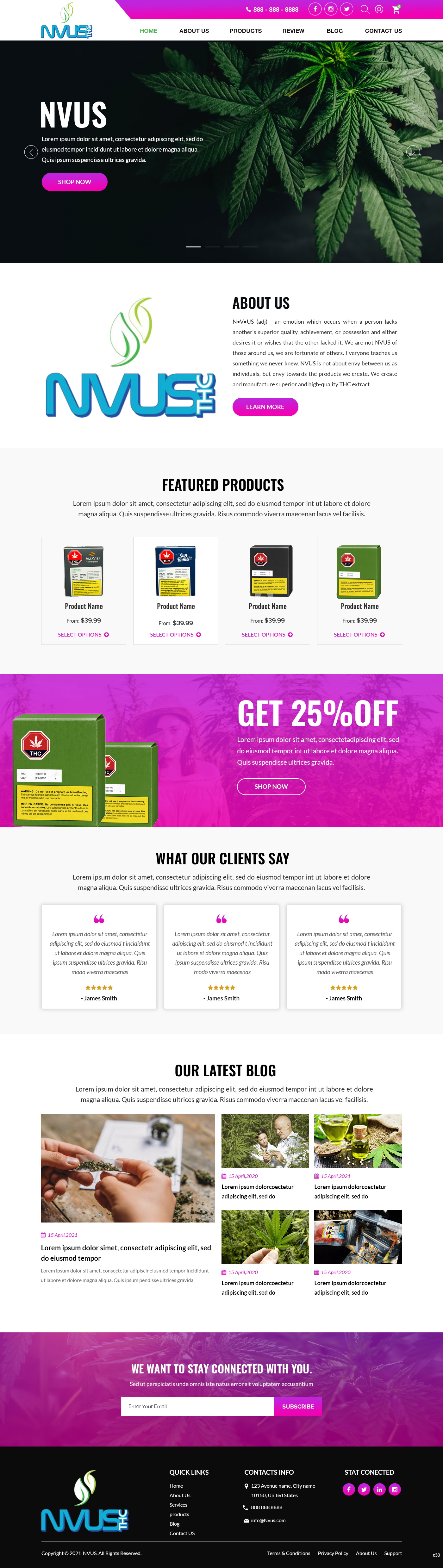 Diseño Web por pb para NVUS Labs | Diseño #26732787