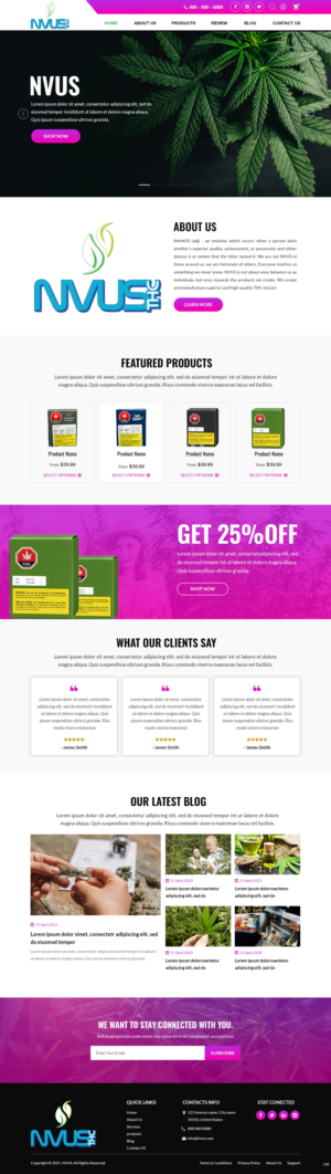 Diseño Web por pb para NVUS Labs | Diseño: #26732787