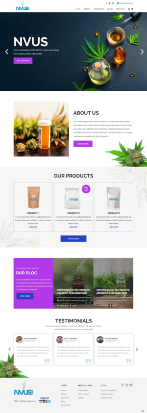 Diseño Web por pb para NVUS Labs | Diseño: #26732788