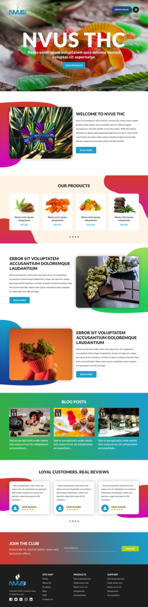 Diseño Web por pb para NVUS Labs | Diseño #26732796