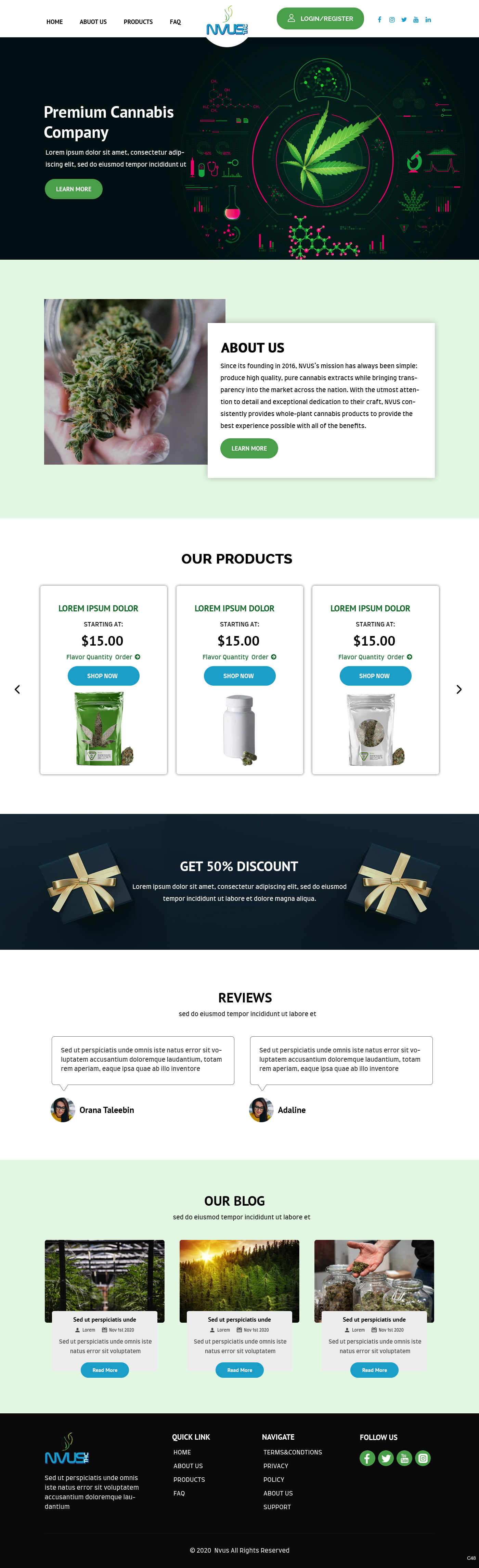 Diseño Web por pb para NVUS Labs | Diseño #26732797