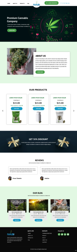 Diseño Web por pb para NVUS Labs | Diseño: #26732797