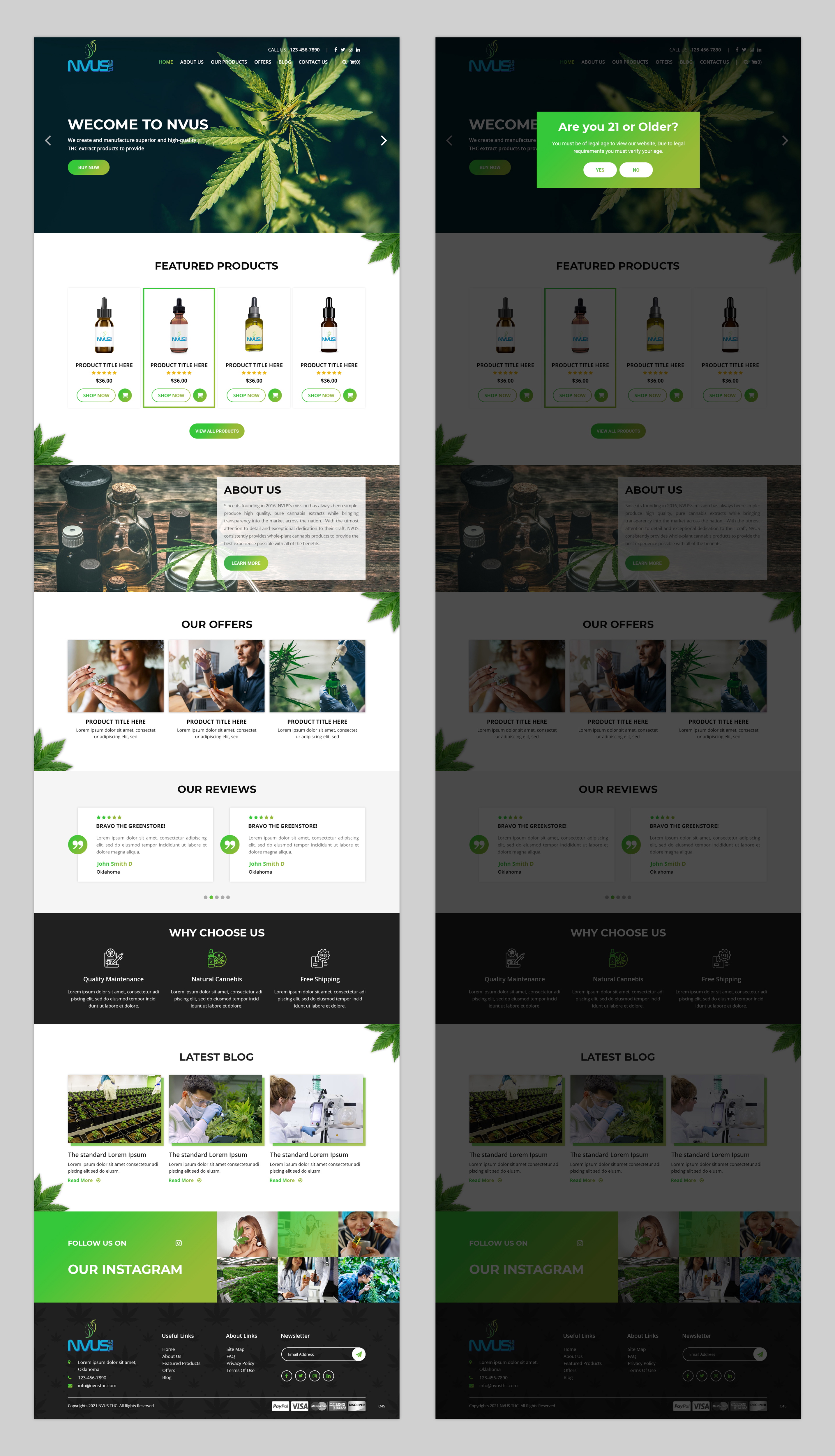 Diseño Web por pb para NVUS Labs | Diseño #26732799