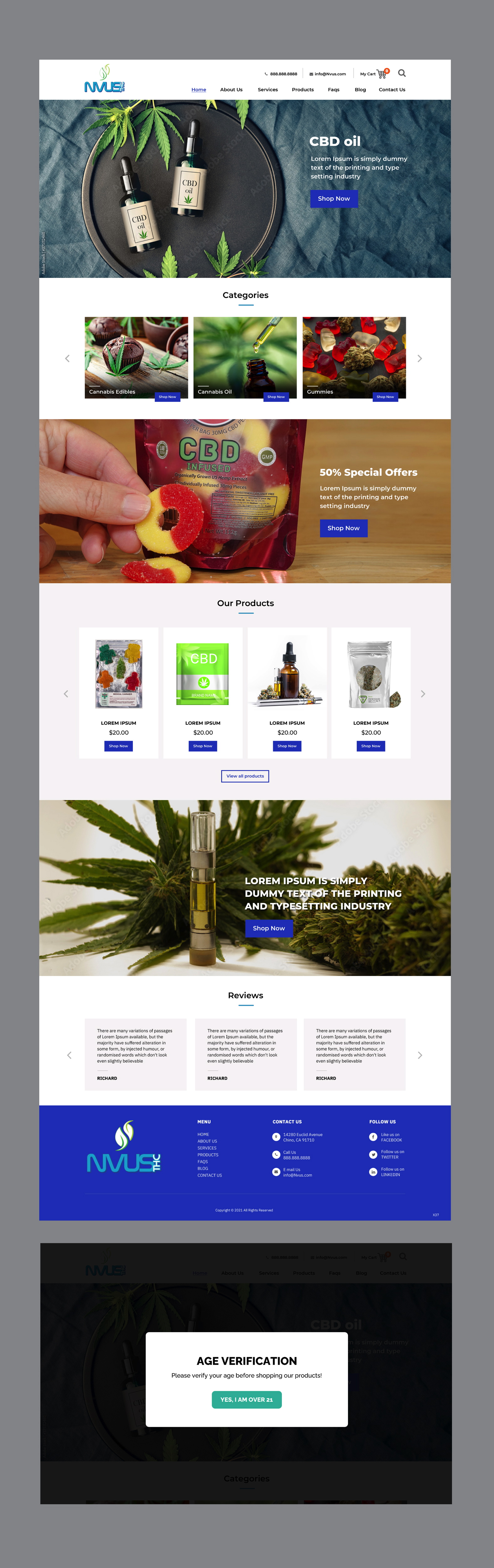 Diseño Web por pb para NVUS Labs | Diseño #26732801