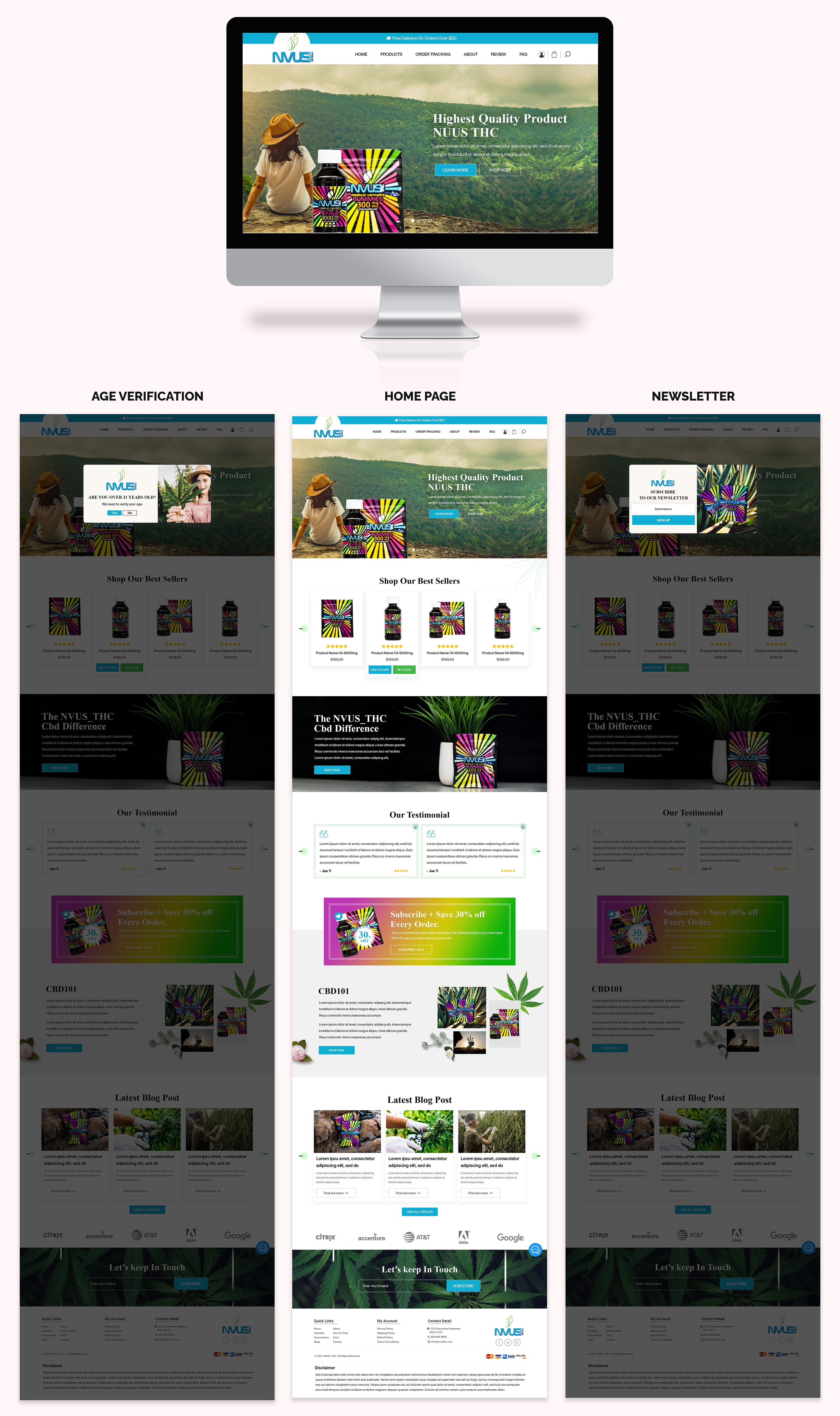 Diseño Web por Titan Eagle para NVUS Labs | Diseño #26743567