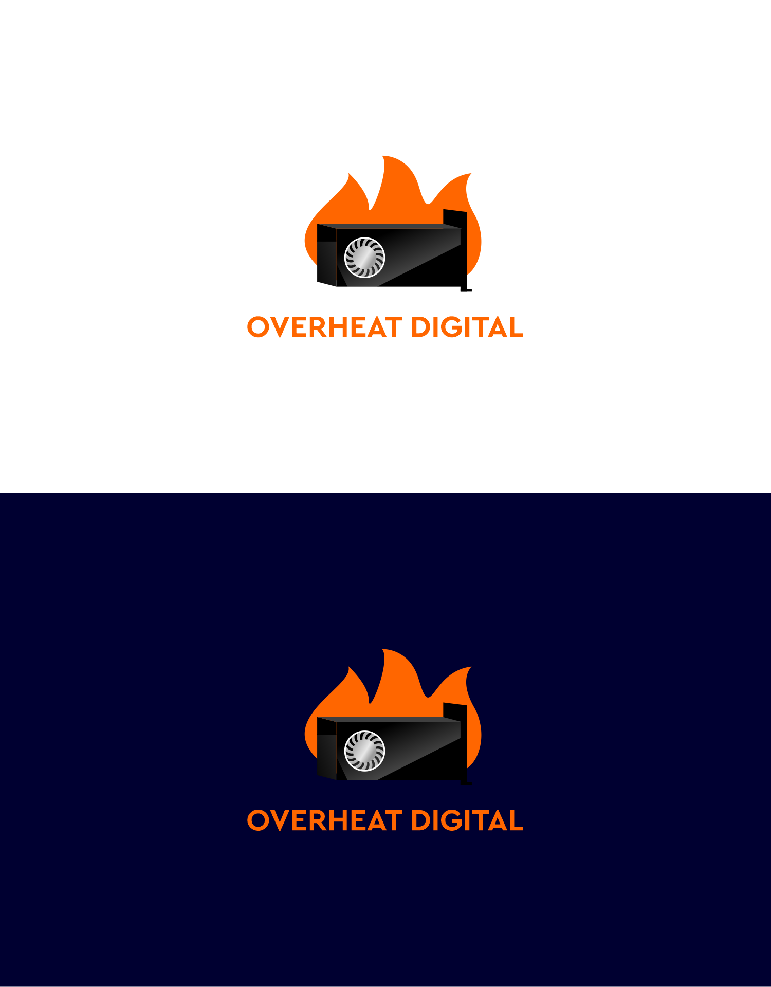 Logo Design by Omee for OVERHEAT DIGITAL LTD | Design #26744549