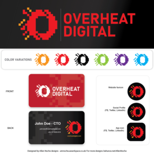 OVERHEAT DIGITAL | Logo Design by Noche designs