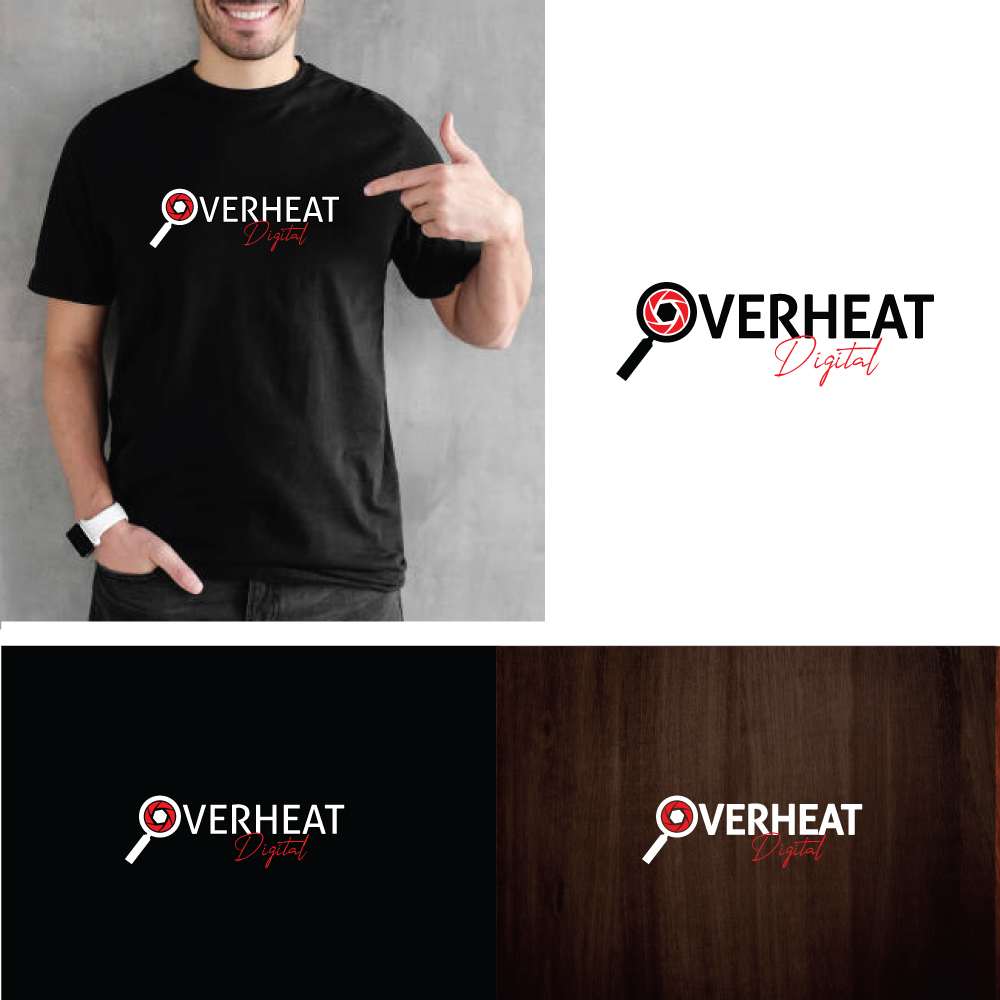 Logo Design by webeezine for OVERHEAT DIGITAL LTD | Design #26737608