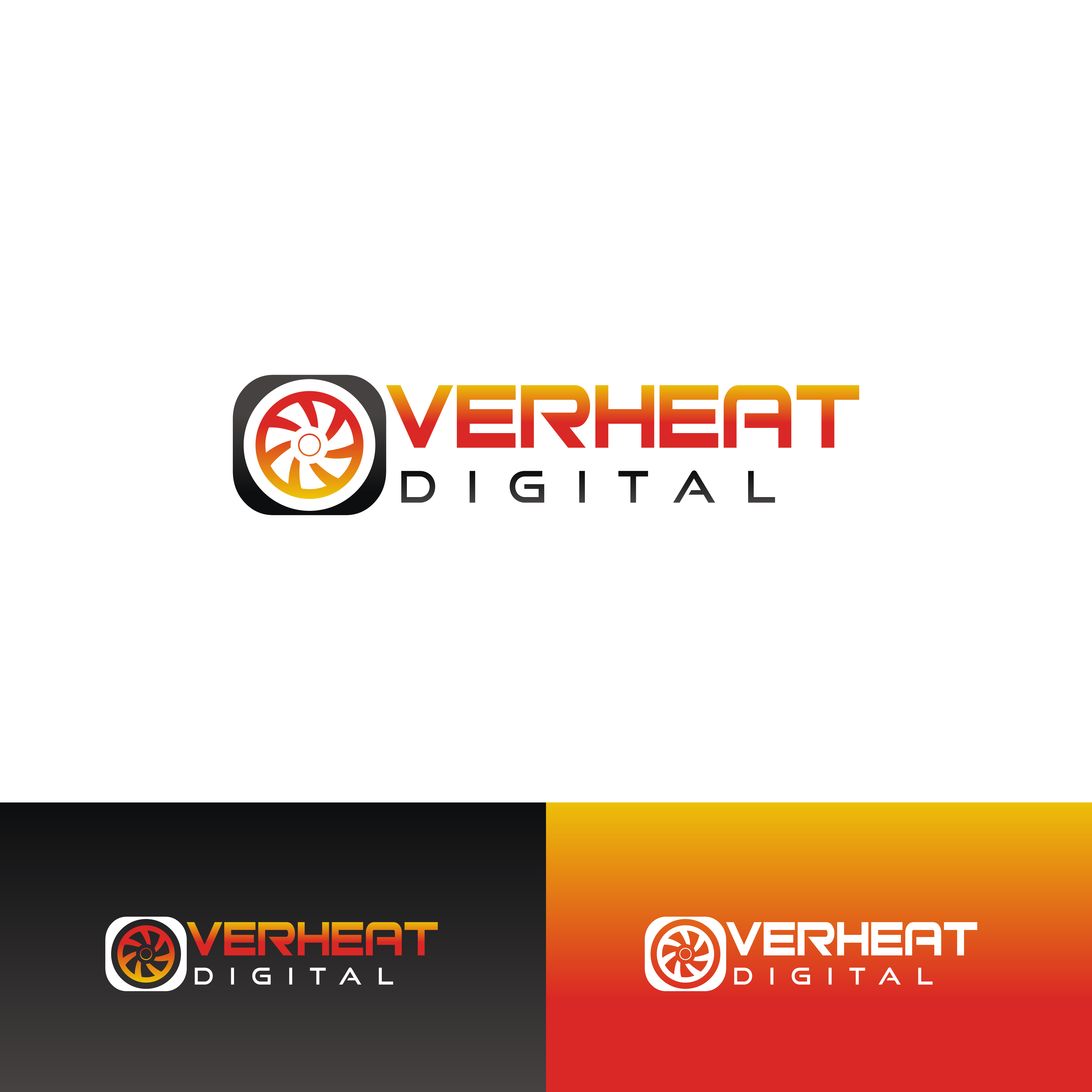Logo Design by Minimal Studio for OVERHEAT DIGITAL LTD | Design #26738502