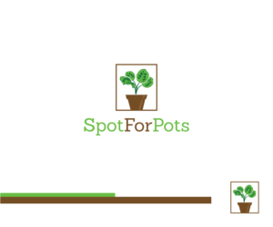 Logo Design by Fat Bat Man for Spot for Pots | Design: #26738172