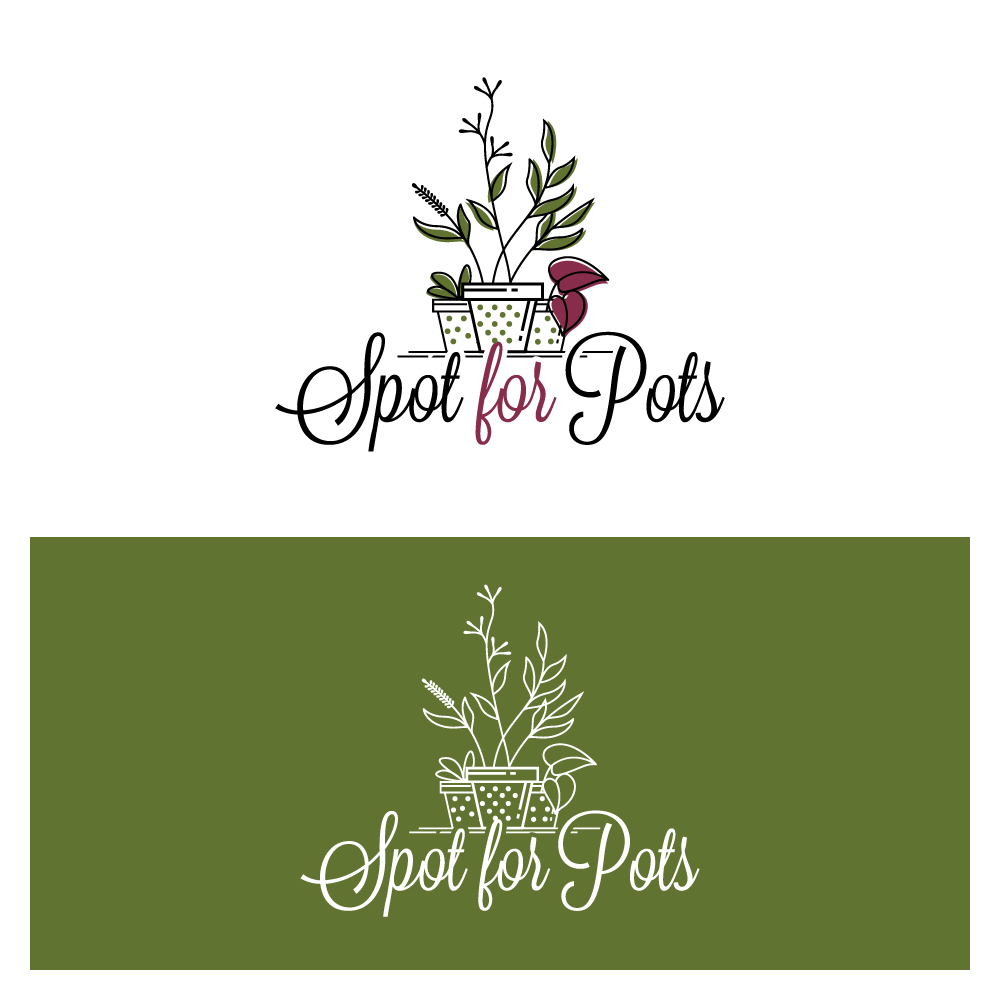 Logo Design by Sujit Banerjee for Spot for Pots | Design: #26746716