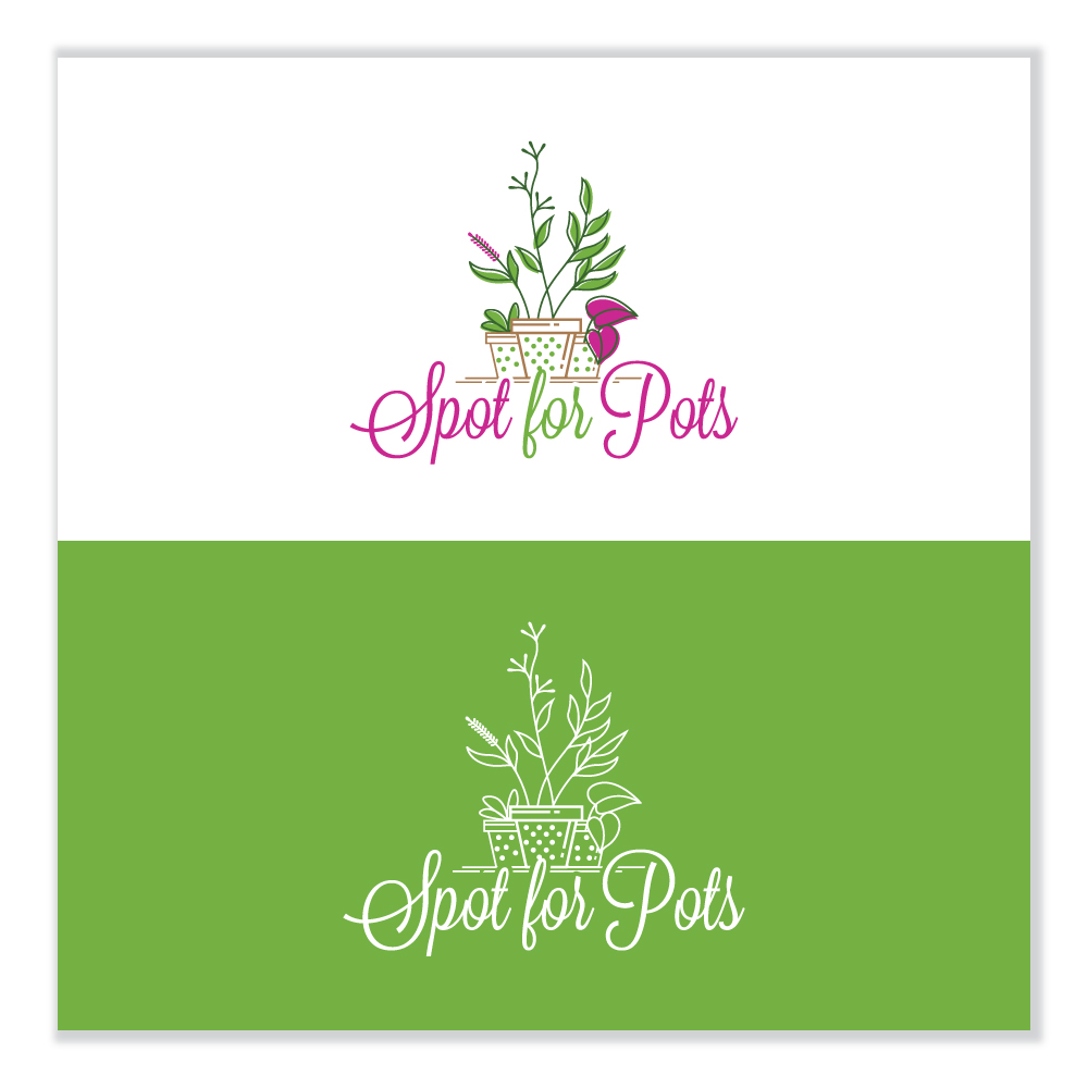 Logo Design by Sujit Banerjee for Spot for Pots | Design #26756967