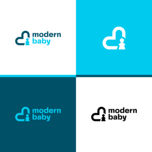 modern baby | Logo-Design von Xler8brain