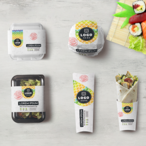 High end Seafood Deli offering takeaway products in various packaging formats | Verpackungs-Design von Navisol Creatives