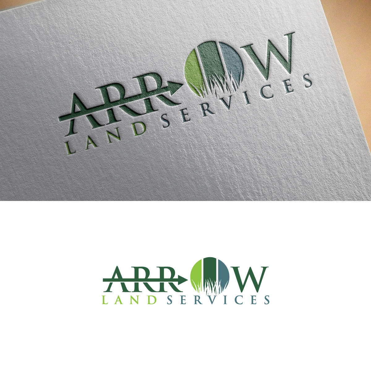 Logo Design by Graphic Bricks for Arrow Land Services | Design #26736912