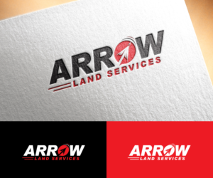Logo Design by step forward 2 for Arrow Land Services | Design: #26737754