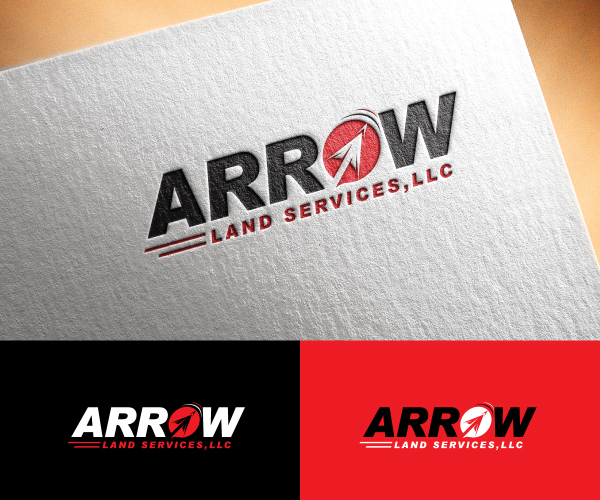 Logo Design by step forward 2 for Arrow Land Services | Design #26737931