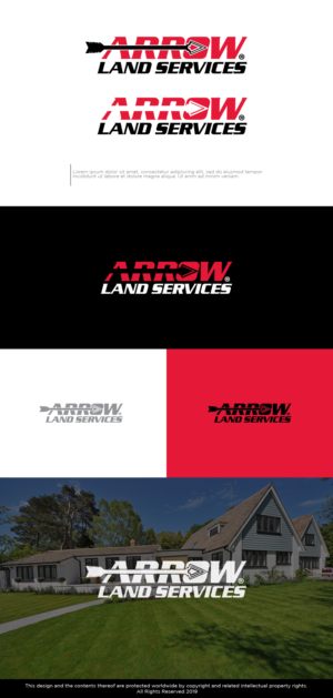 Arrow Land Services | Logo Design by Kim Ji