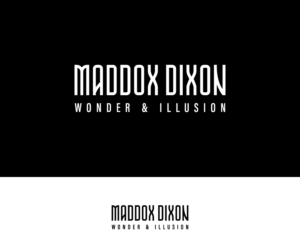 Maddox Dixon (with a subtitle underneath reading: Wonder & Illusion | Logo Design by lionx