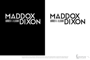 Maddox Dixon (with a subtitle underneath reading: Wonder & Illusion | Design de Logo par InkThink by Scaurus
