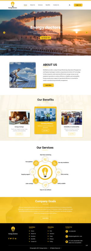 Energy doctors .  Energy efficiency improvement for residential and commercial/industrial  | Diseño Web por pb