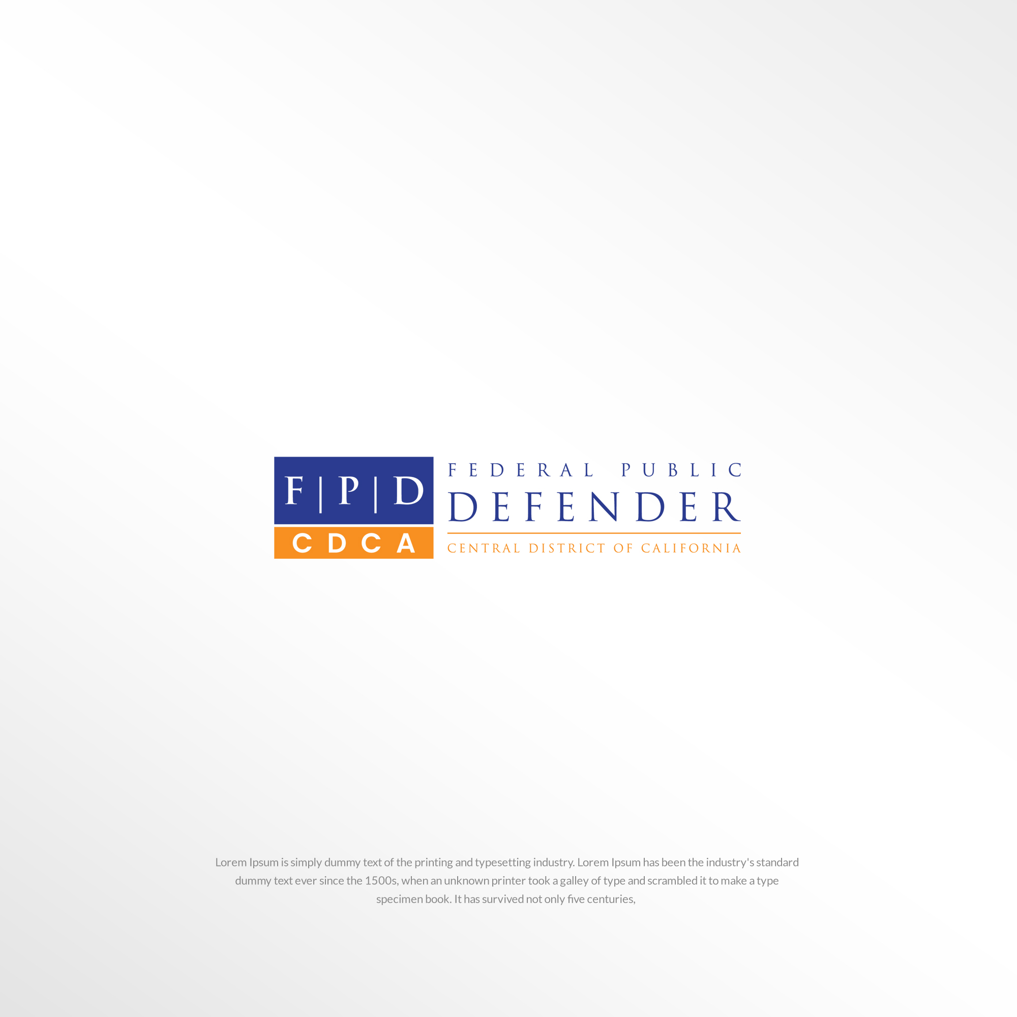 Letterhead Design by SL Designer for Federal Public Defender CDCA | Design #26741183
