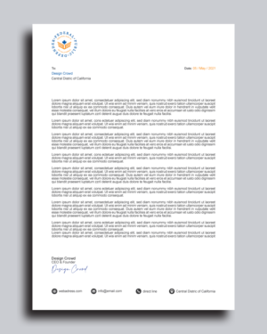 Federal Public Defender Central District of California | Diseño de Membrete por Ana 15