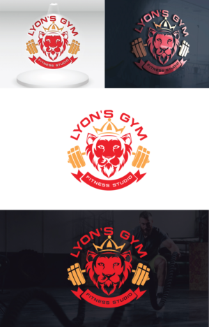 Lyon's Gym | Logo Design by HEAVEN ART