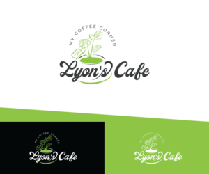 Lyon's Cafe   (then in smaller text underneath the name - My Coffee Corner) | Logo Design by Iris 3