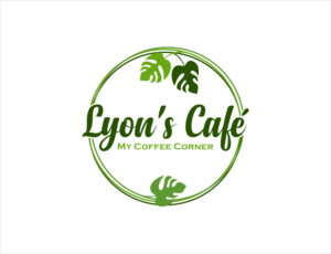 Lyon's Cafe   (then in smaller text underneath the name - My Coffee Corner) | Diseño de Logo por BNdesigner