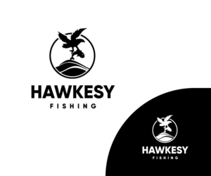 Hawkesy Fishing | Logo Design by makerlogoz