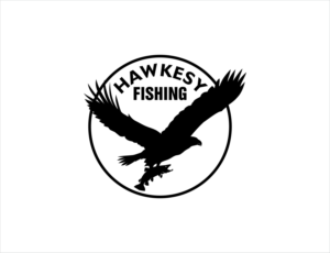 Hawkesy Fishing | Logo Design by BNdesigner